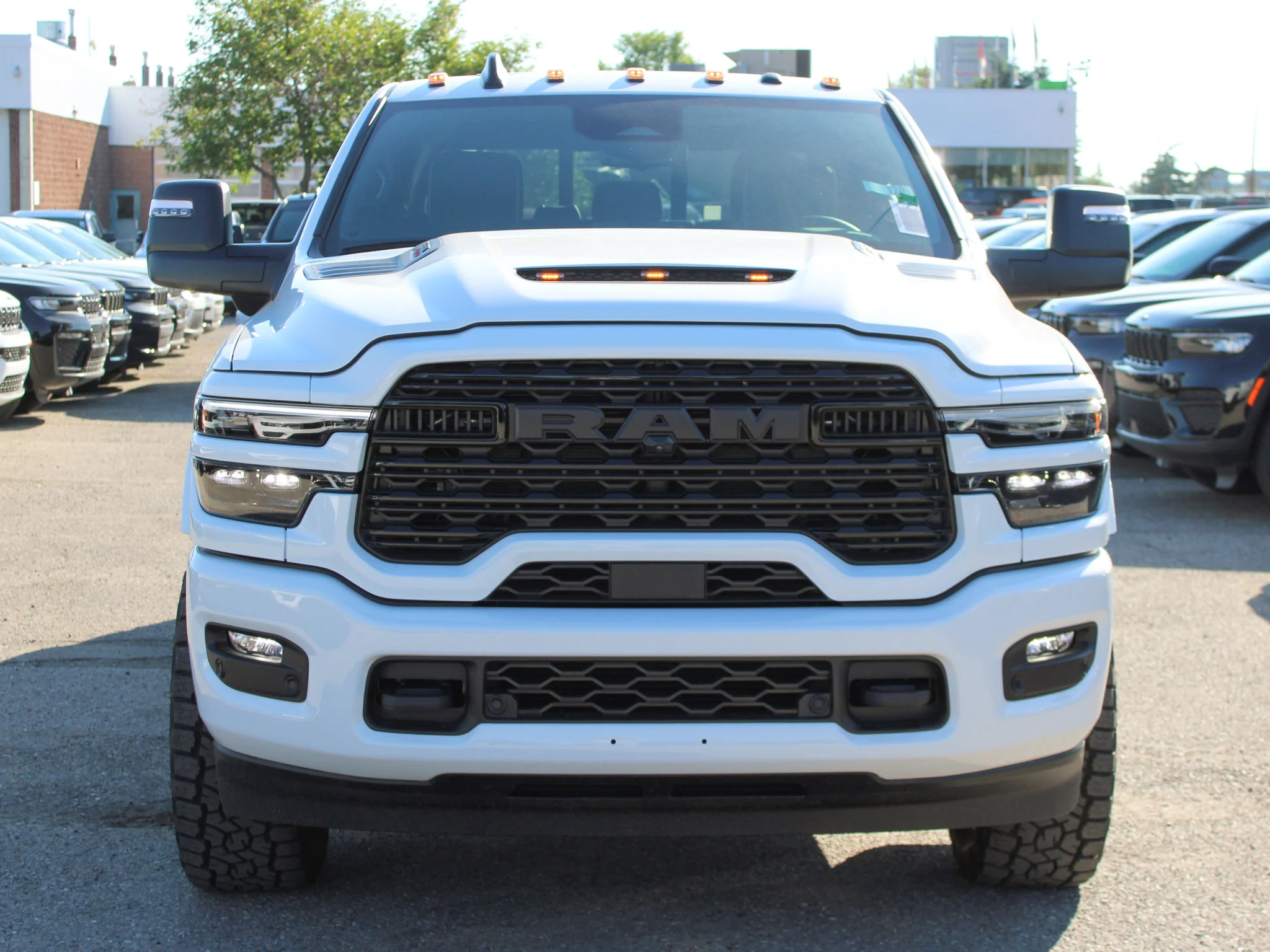 Used 2026 White RAM Limited* Mega Cab, PPF, Fuel Wheels, Toyo Open Country Tires, Trigger Industries Mudflaps image 8