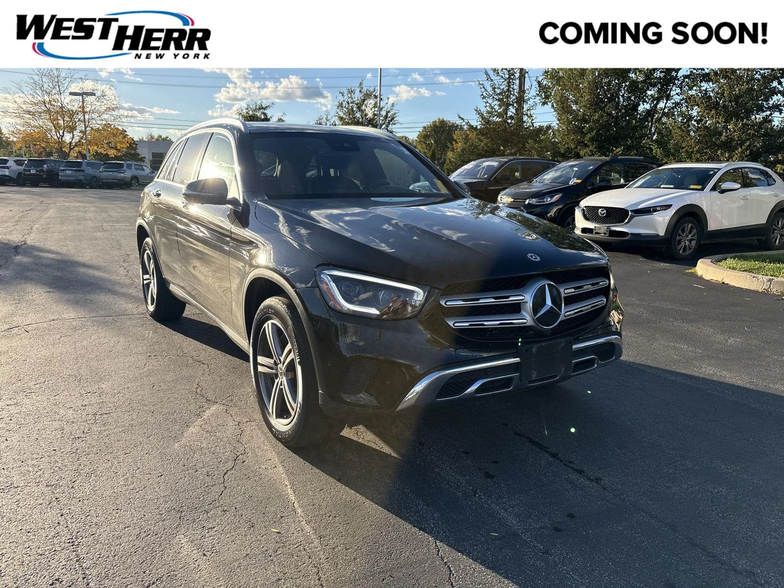 Used 2022 Black Mercedes-Benz GLC 300 image 1