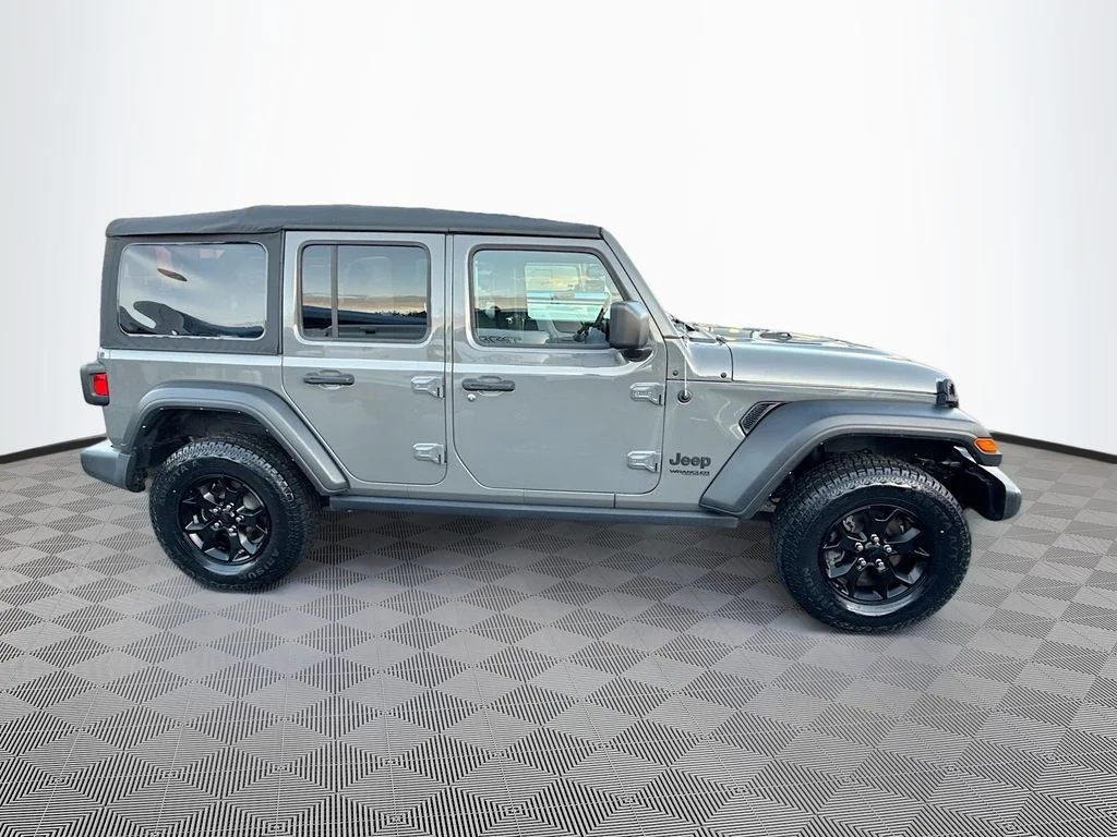Used 2021 Gray Jeep Unlimited Willys image 5
