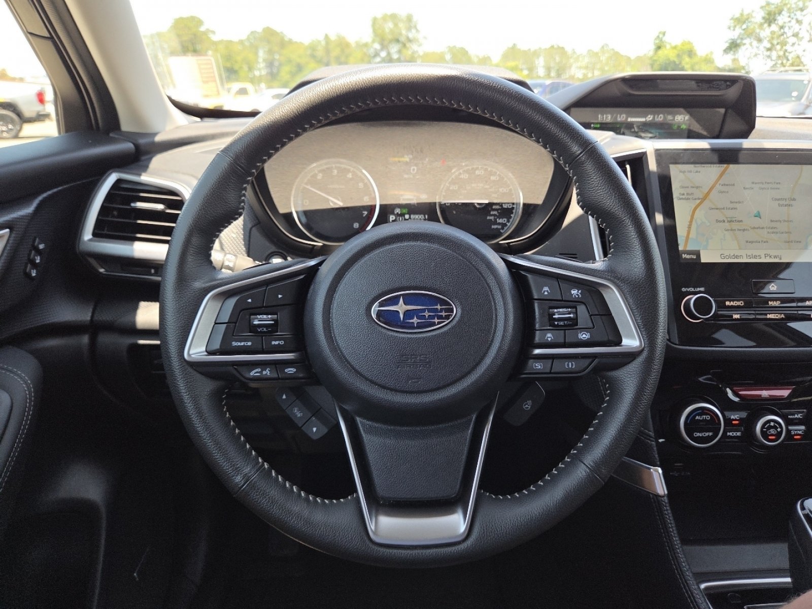 Used 2024 Crystal Black Silica Subaru Touring AWD image 28