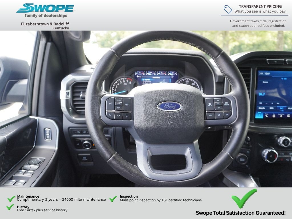 Used 2023 ICONIC SILVER METALLIC Ford XLT image 16