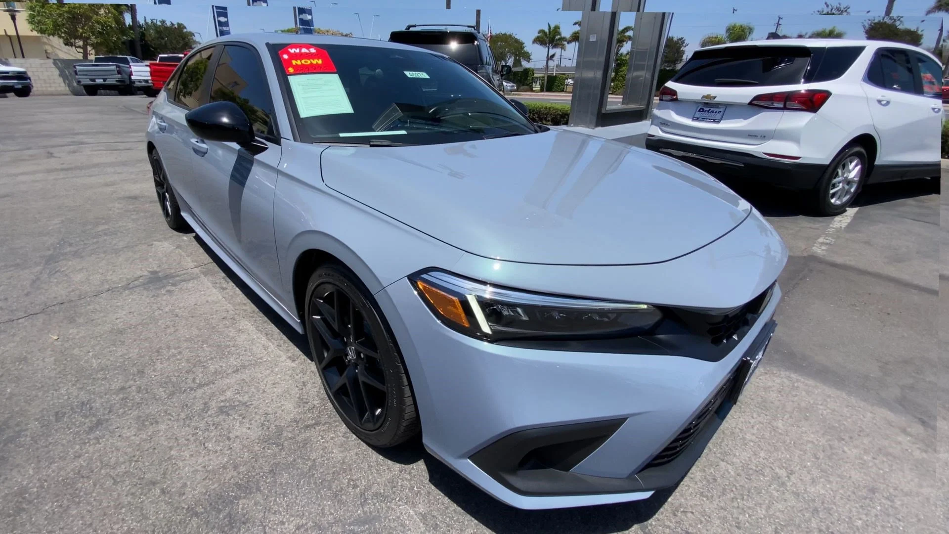 Used 2024 Sonic Gray Pearl Honda Si Manual Sedan image 4