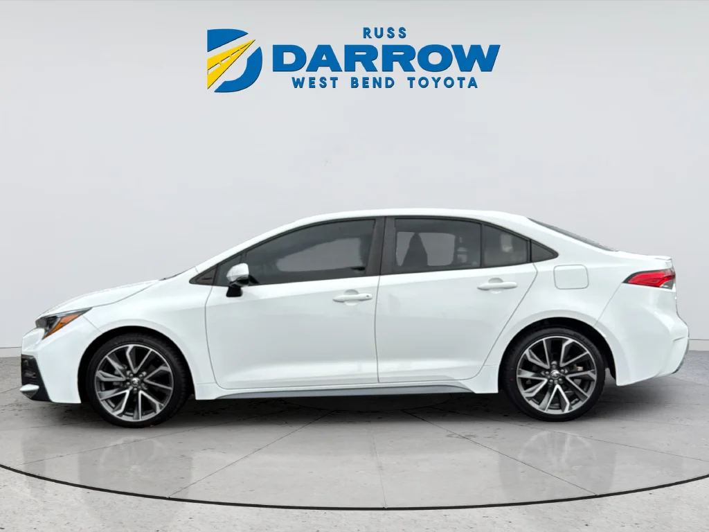 Used 2021 White Toyota SE image 4