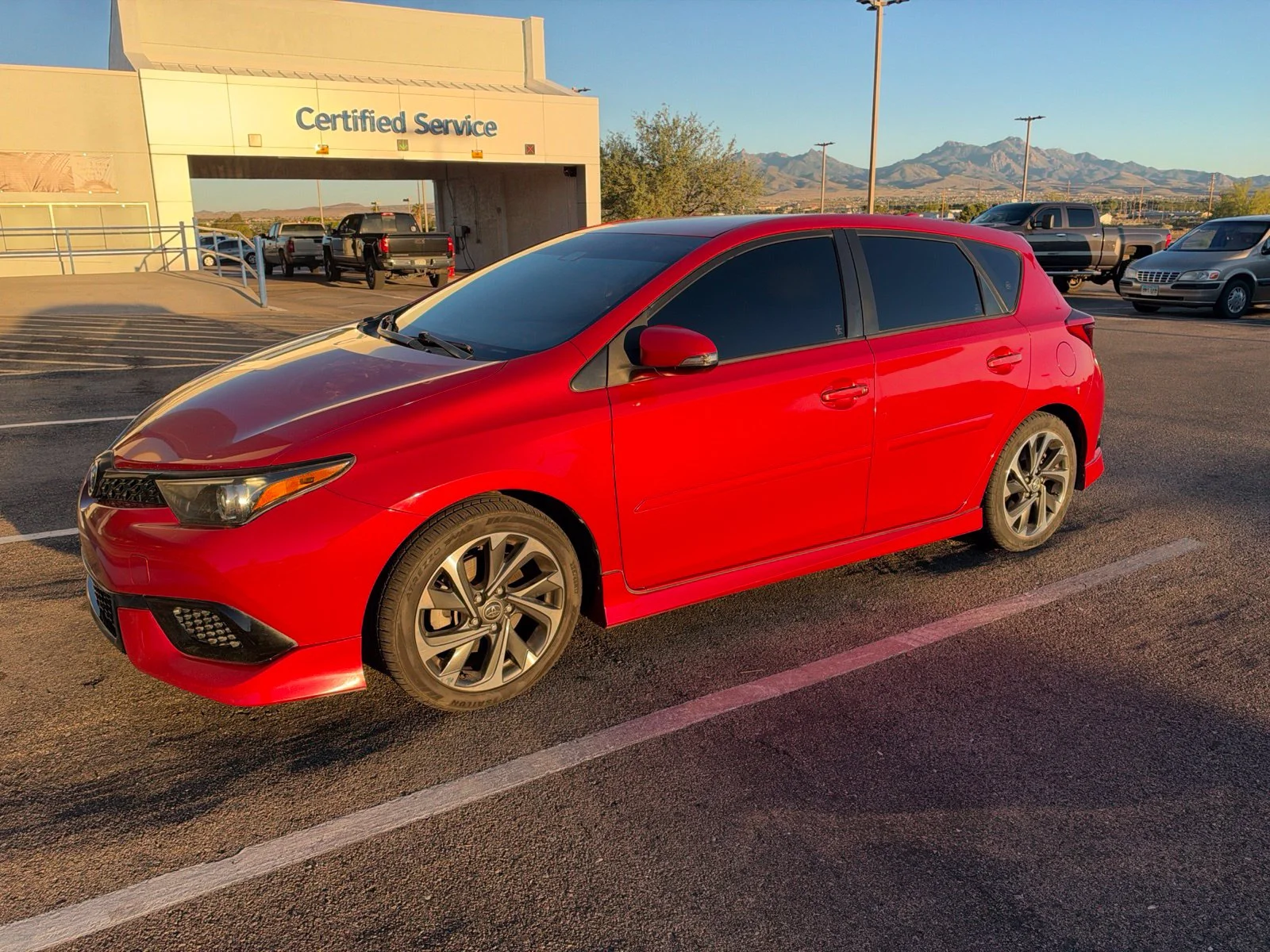 Used 2017 Red Toyota Hatchback image 1