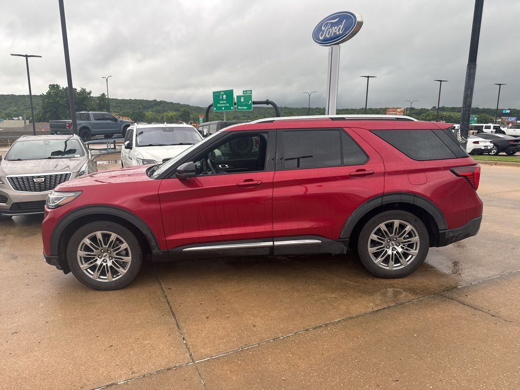 Certified Used 2025 Red Metallic Ford Platinum image 4