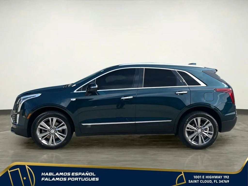 Used 2024 Emerald Lake Metallic Cadillac Premium Luxury image 3