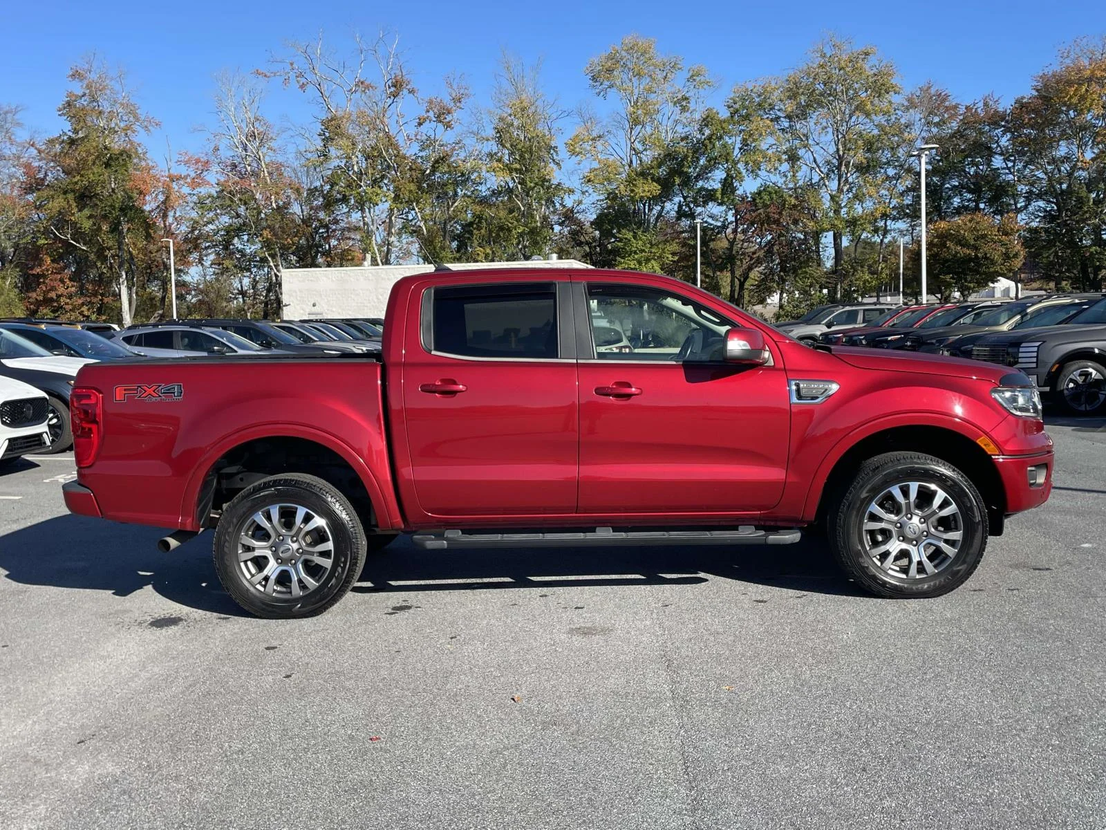 Used 2020 Rapid Red Metallic Tinted Clearcoat Ford LARIAT image 29