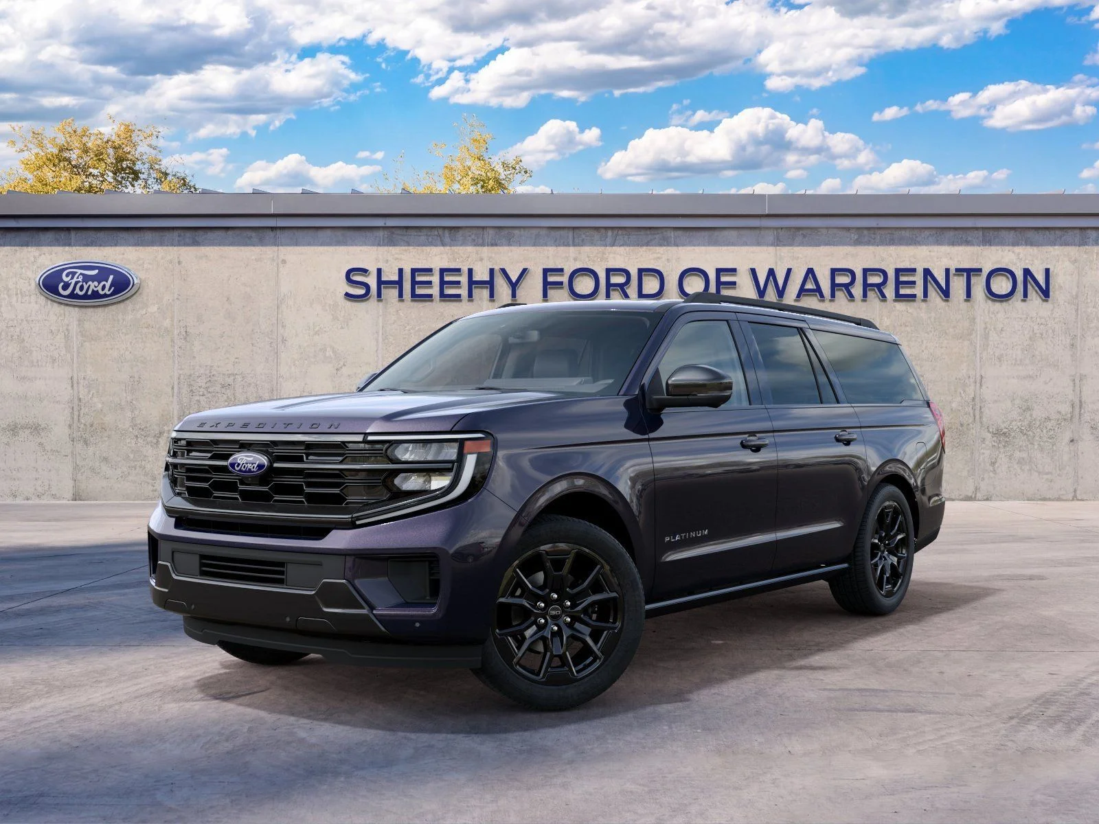New 2027 Blue Ember Metallic Ford Platinum image 4
