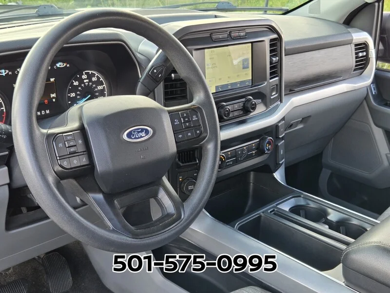 Used 2022 Agate Black Metallic FORD XLT 4WD SUPERCREW 5.5