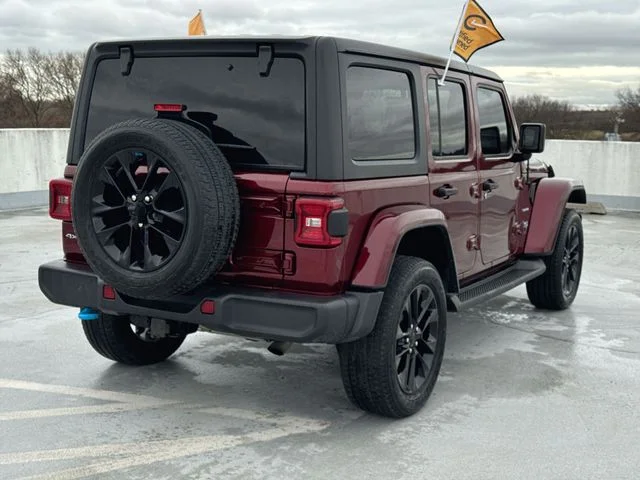 Used 2022 Red Jeep Unlimited Sahara 4xe image 7