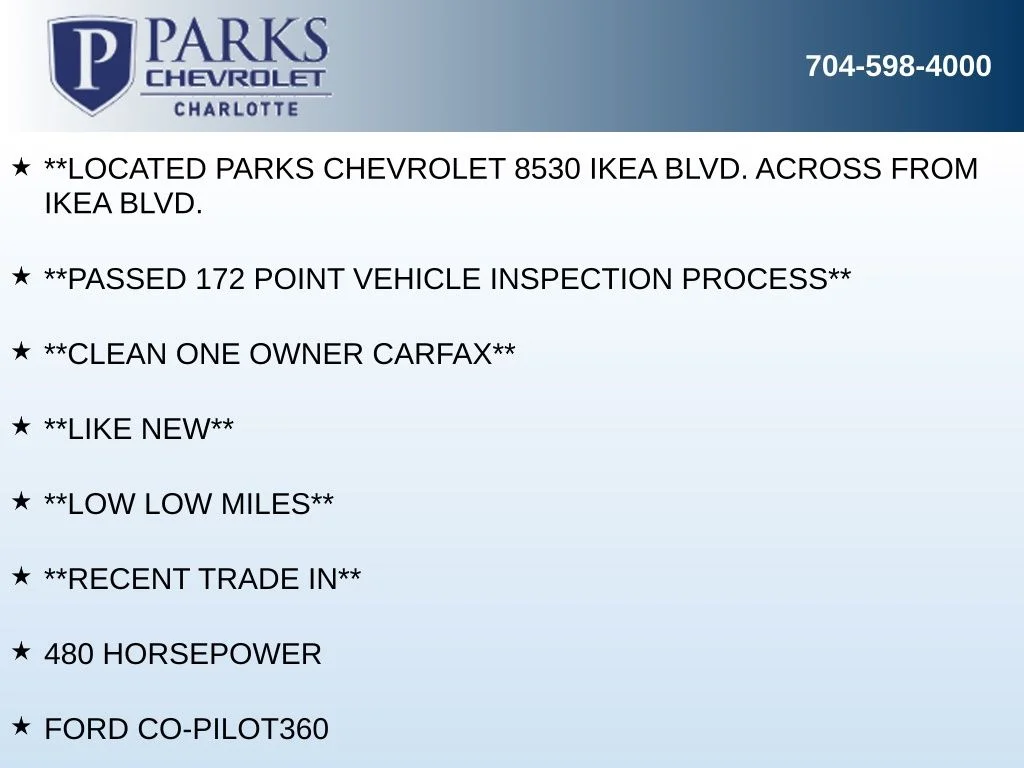 Used 2024 Blue Ford GT image 7