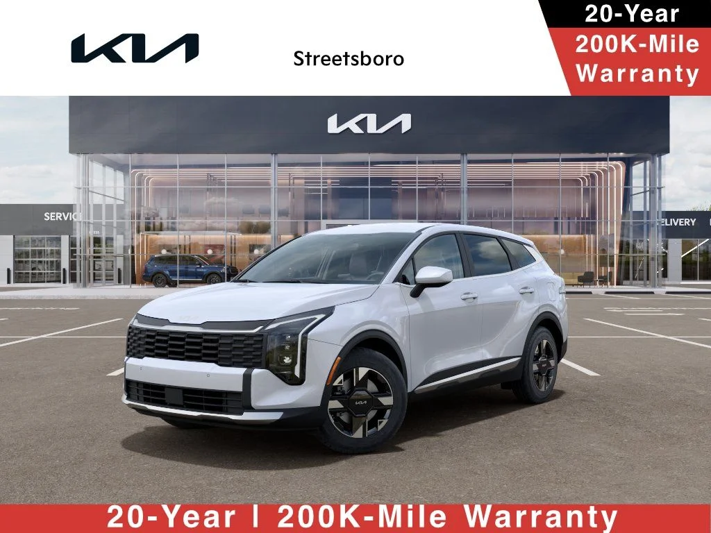 New 2026 Glacial White Pearl Kia LX image 1