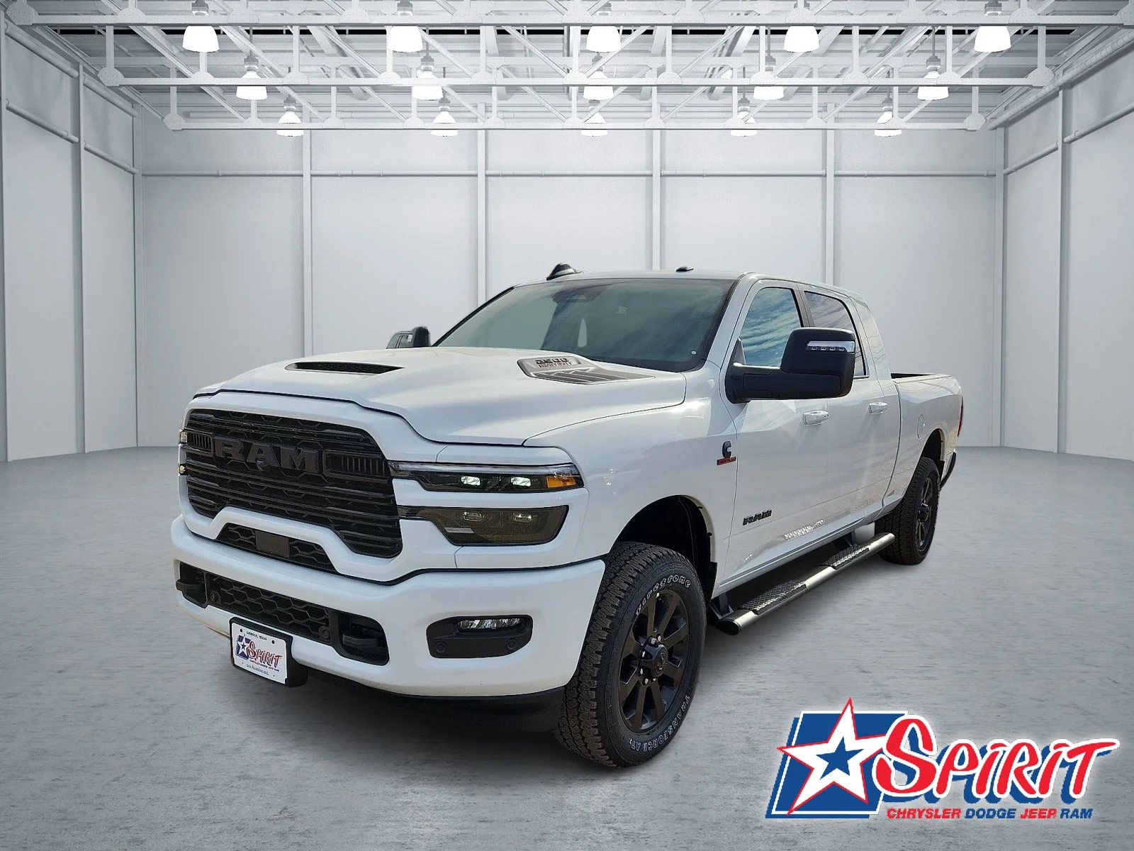 New 2026 PW7 Bright Whit Ram LARAMIE MEGA CAB 4X4 6
