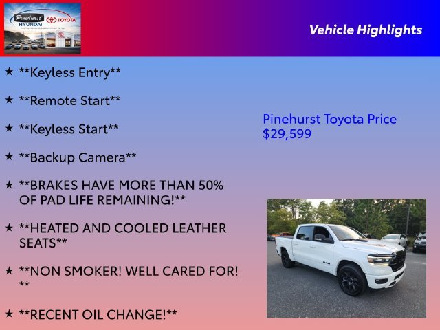Used 2022 White Ram Laramie image 31