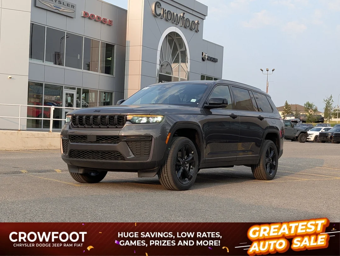 New 2026 Grey Jeep Altitude - - 20 Gloss Black Wheels - Capri Leatherette/Suede - Remote Start - Altitude Pkg & More! image 1