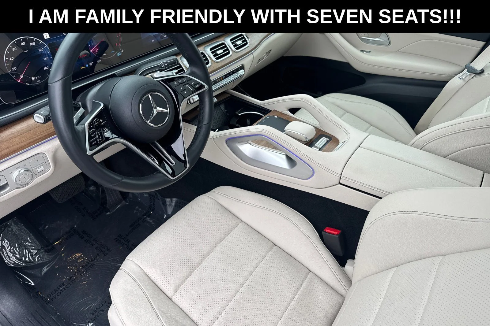 Certified Used 2025 White Mercedes-Benz GLS 450 image 10