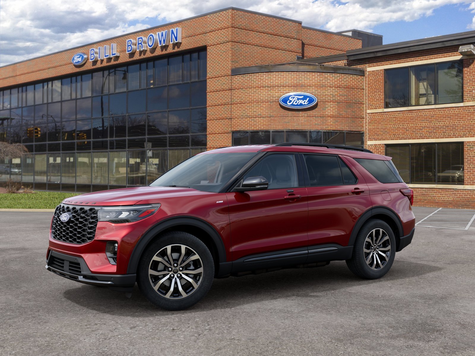 New 2027 Ruby Red Metallic Tinted Clearcoat Ford ST-Line image 1