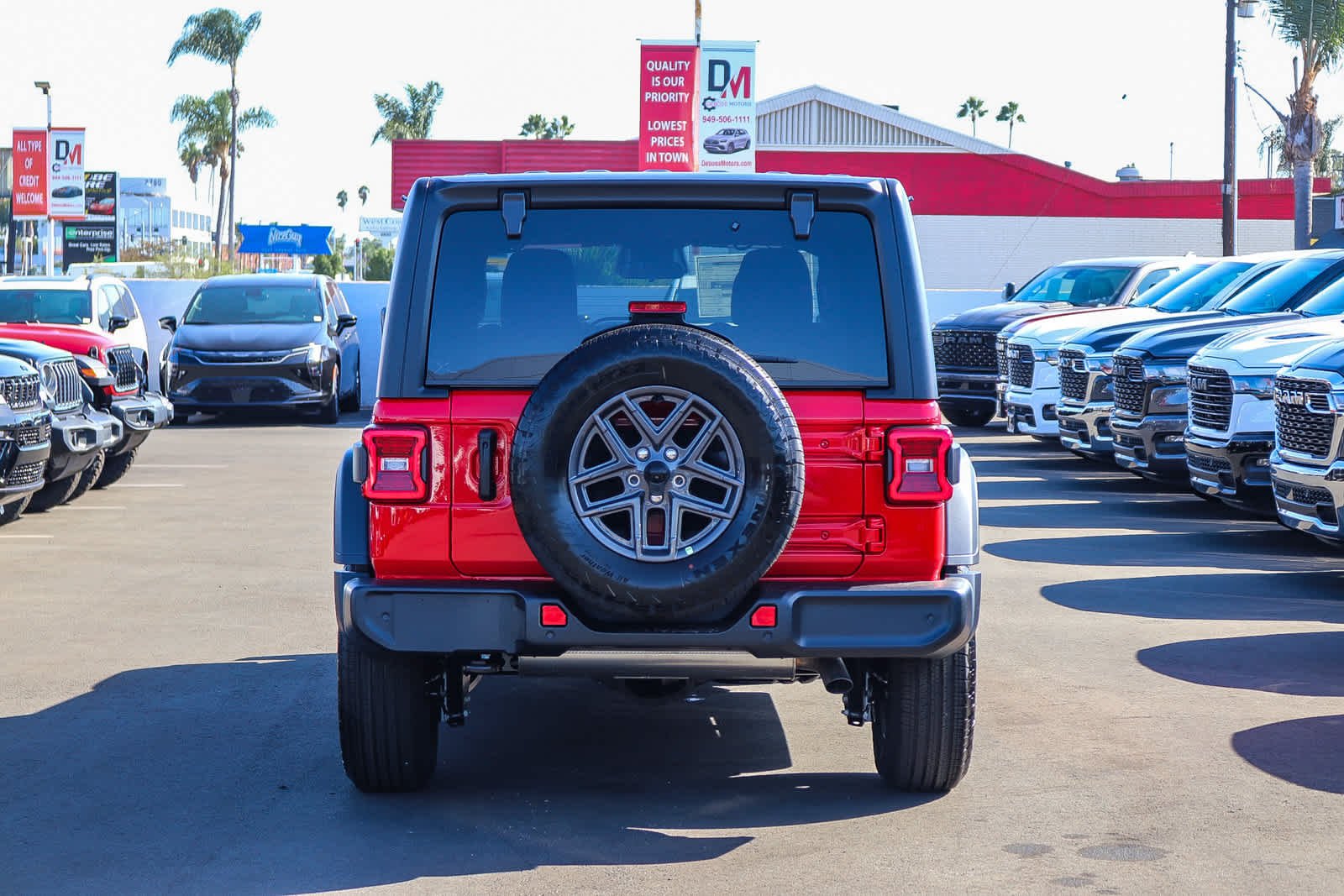 New 2027 Firecracker Red Clear-Coat Paint Jeep Sport S image 5