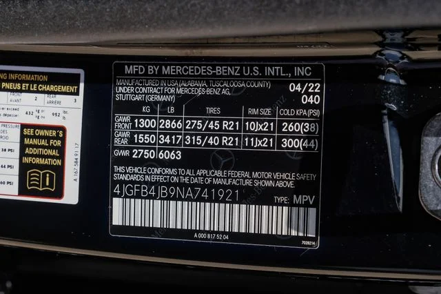 Used 2022 Black Mercedes-Benz GLE 350 image 73