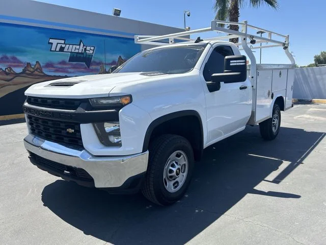 Used 2021 White Chevrolet Work Truck image 4