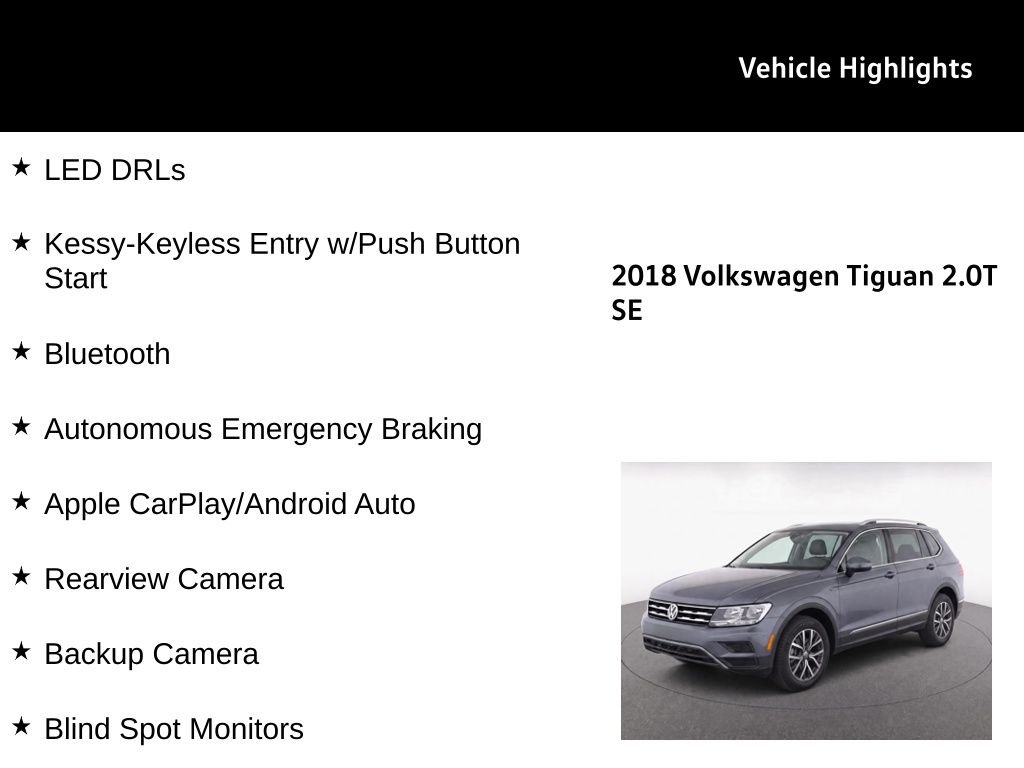 Used 2018 Gray Volkswagen 2.0T SE image 29