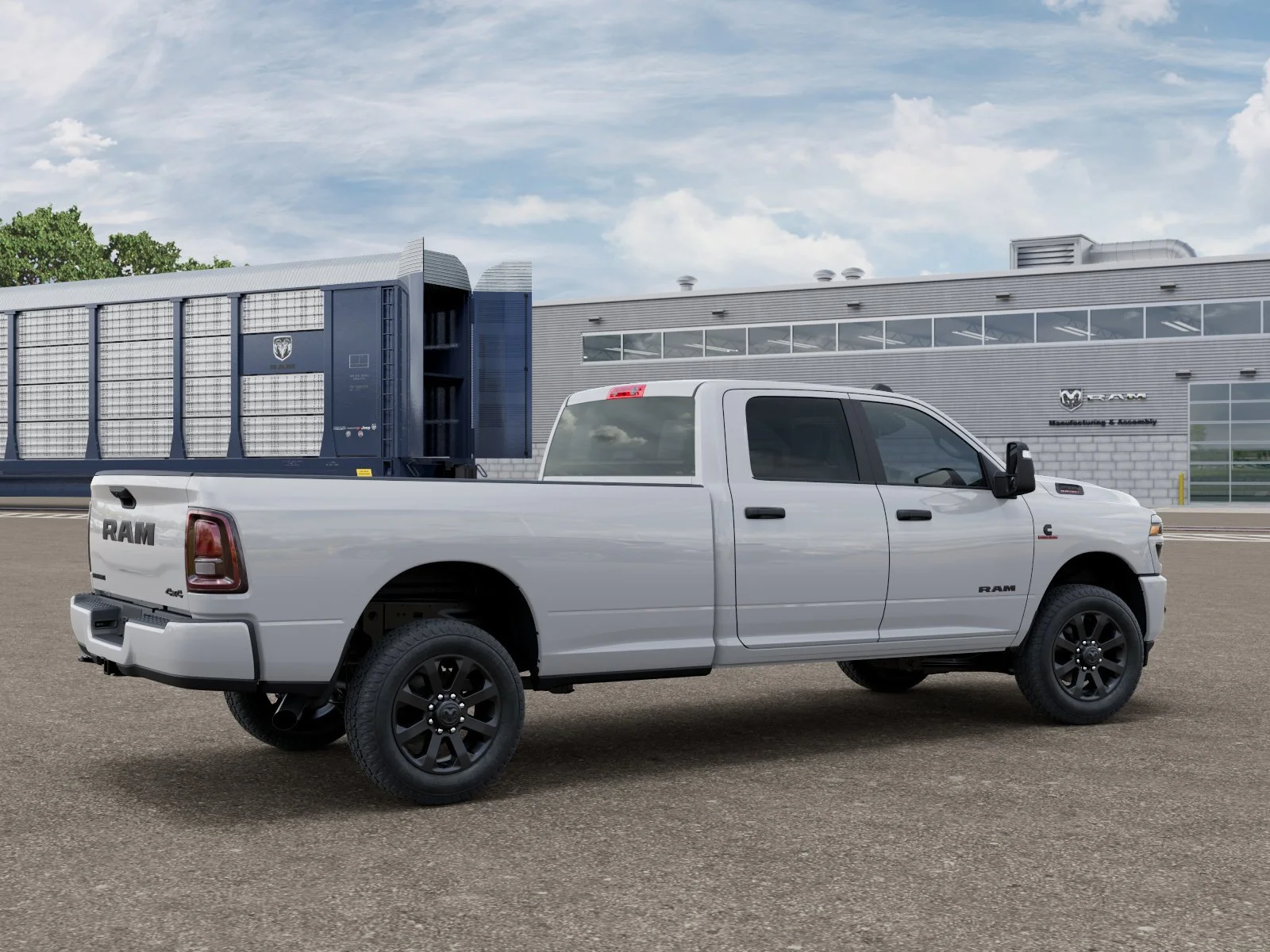 New 2026 Bright White Clear-Coat Exterior Paint RAM Big Horn image 4