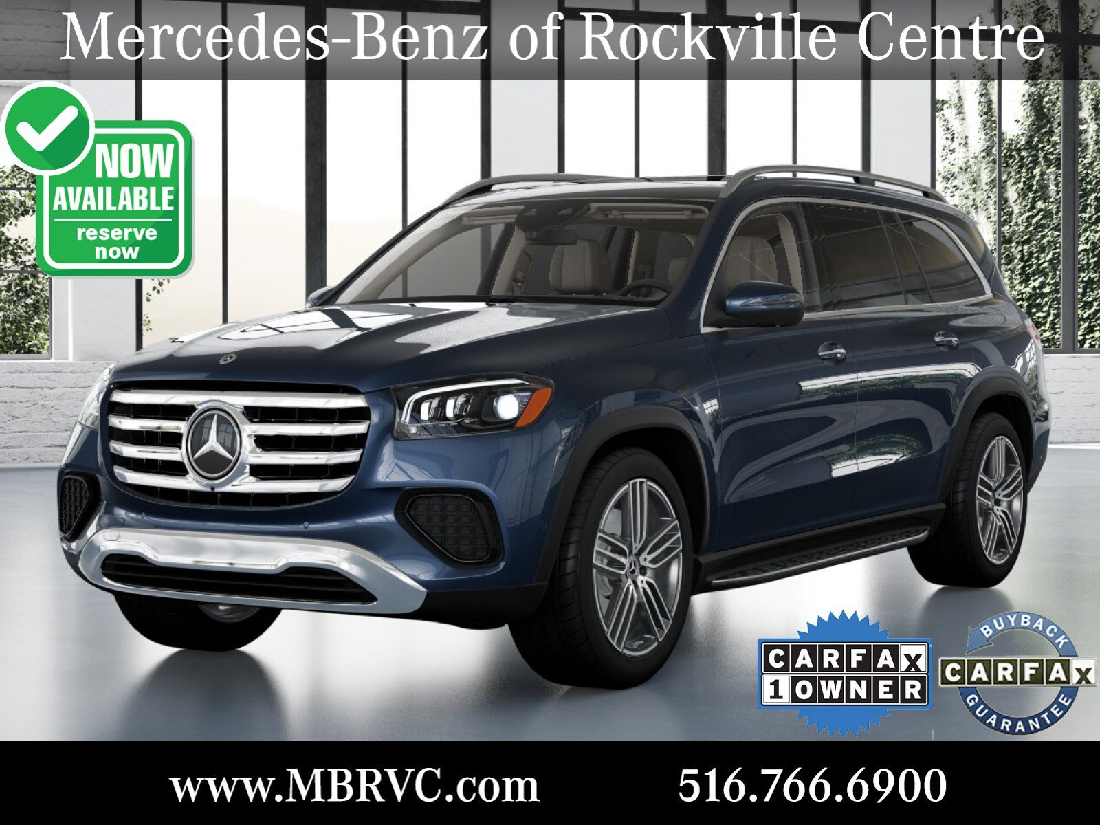 Used 2024 Blue Mercedes-Benz GLS 450 image 1