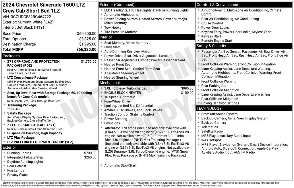 Used 2024 Summit White Chevrolet LTZ image 38