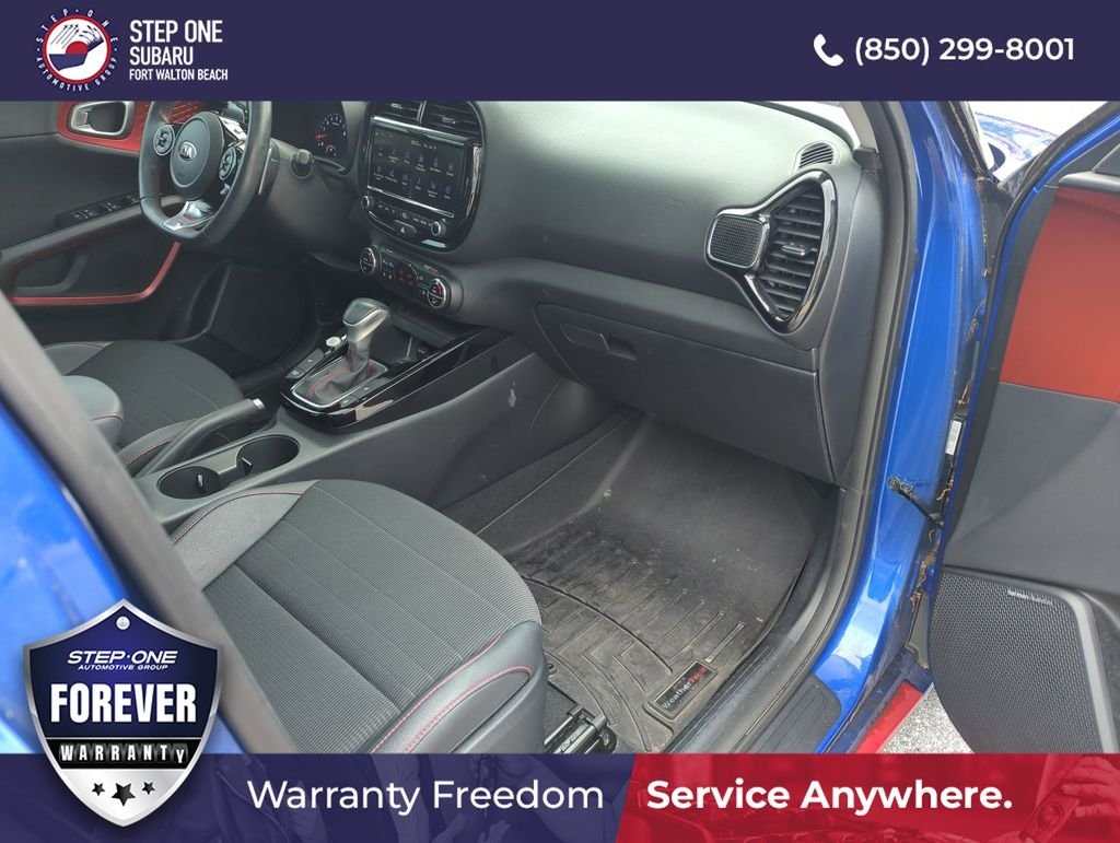 Used 2021 Blue Kia Turbo image 36