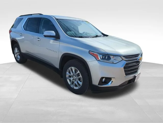 Used 2021 SILVER ICE METALLIC Chevrolet LT Leather image 8