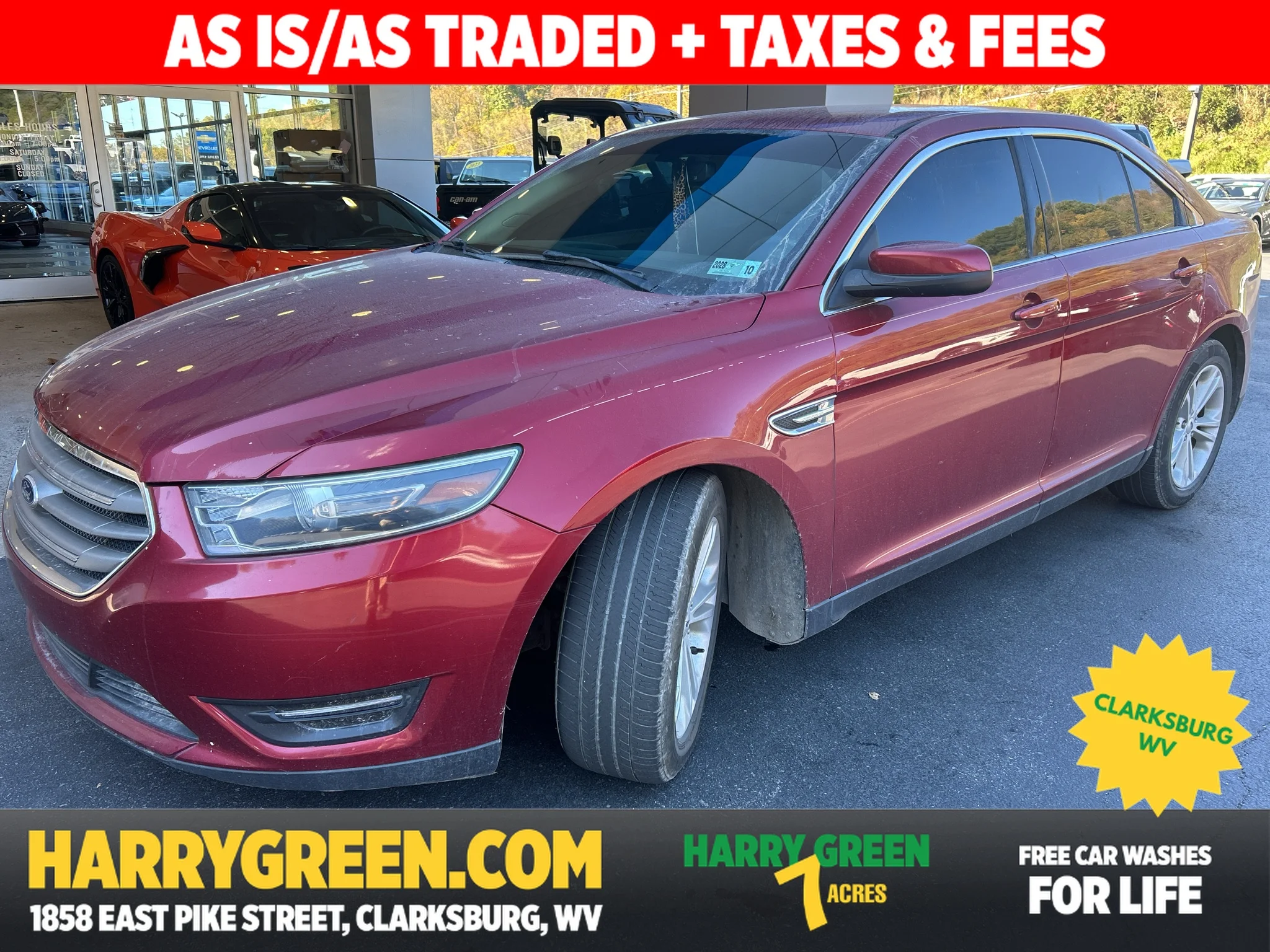 Used 2016 Ruby Red Metallic Tinted Clearcoat Ford SEL image 1