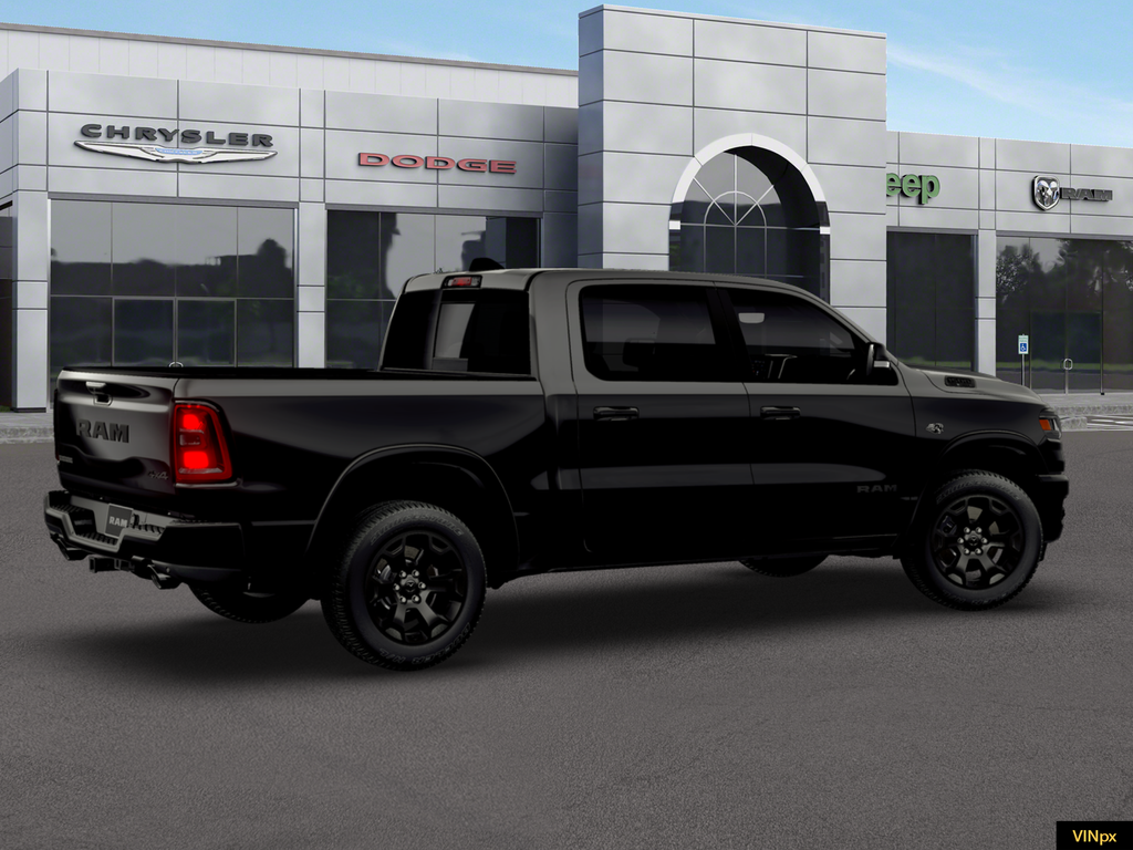 New 2026 Diamond Black Crystal Pearl-Coat Exterior Paint RAM Big Horn/Lone Star image 7