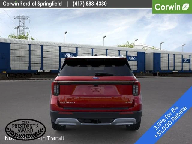 New 2026 Rapid Red Metallic Tinted Clearcoat Ford Platinum™ image 8