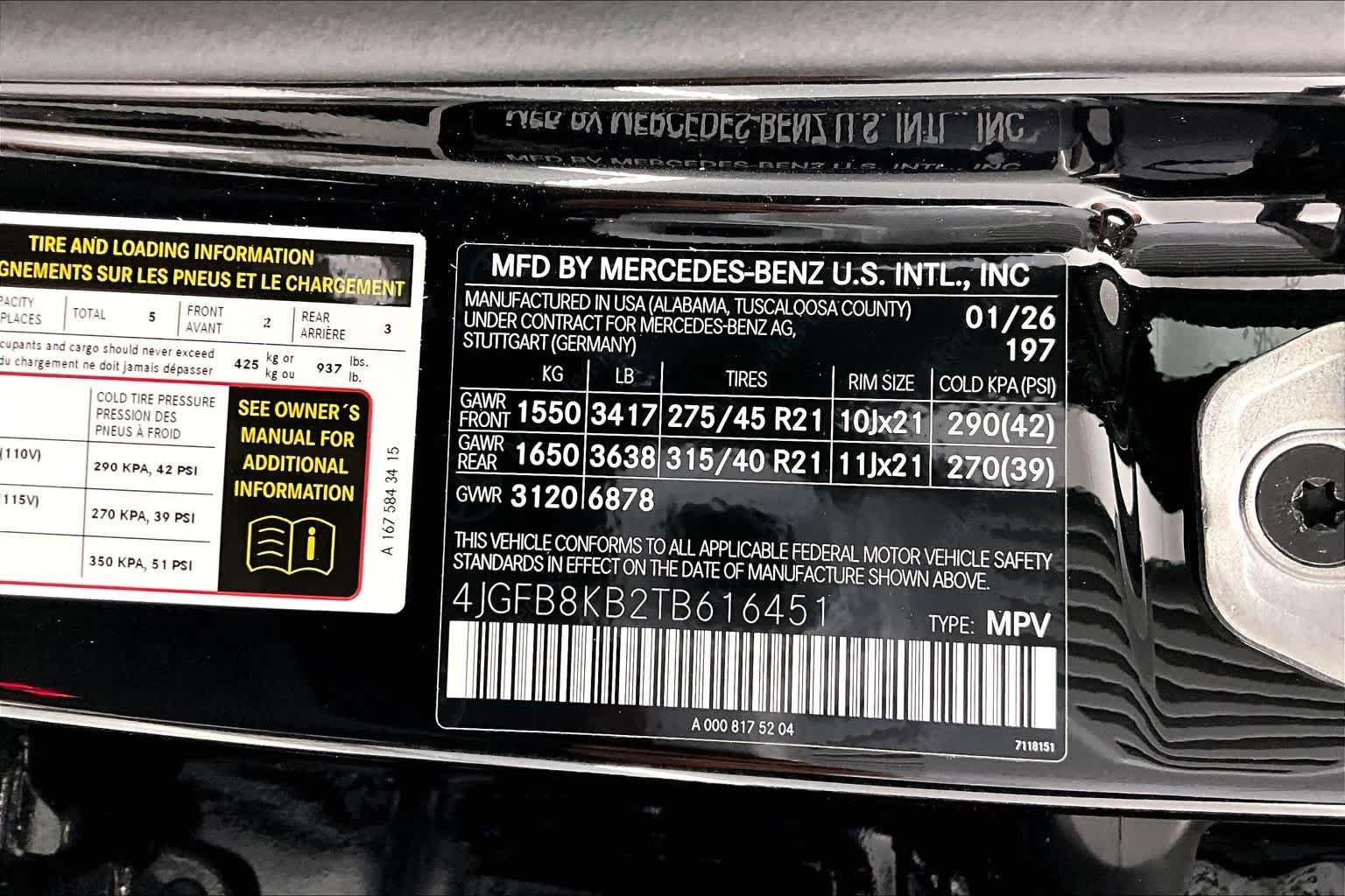 New 2026 Obsidian Black Metallic Mercedes-Benz AMG® GLE 63 S 4MATIC+ SUV image 25