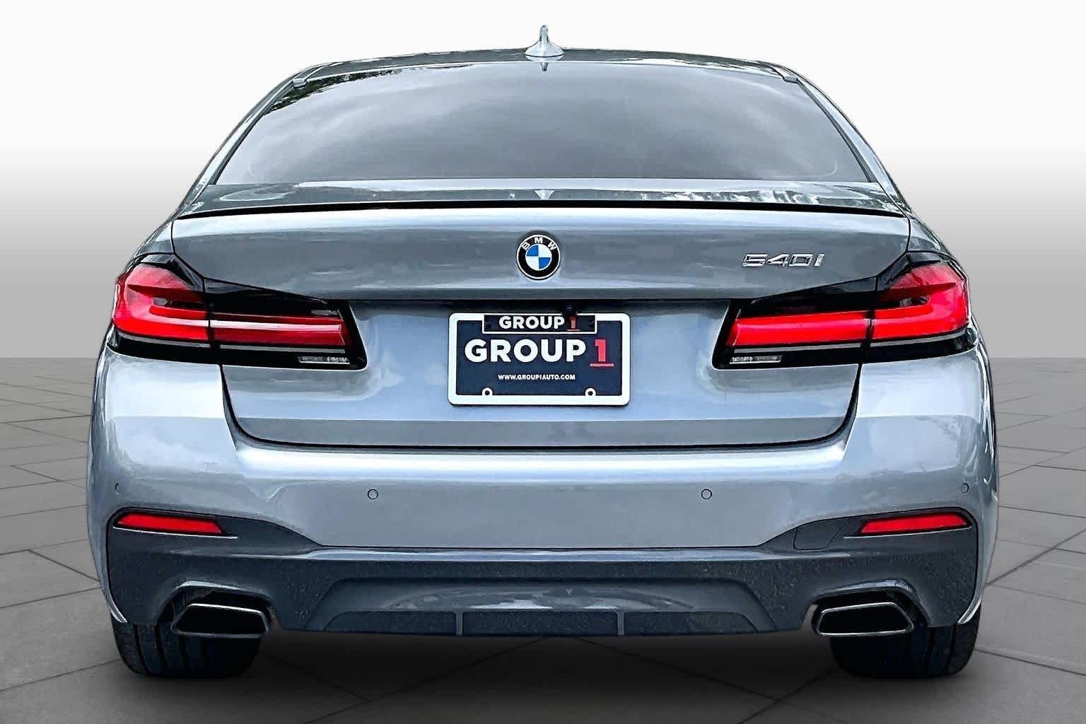 Certified Used 2023 Skyscraper Gray Metallic BMW 540i image 6