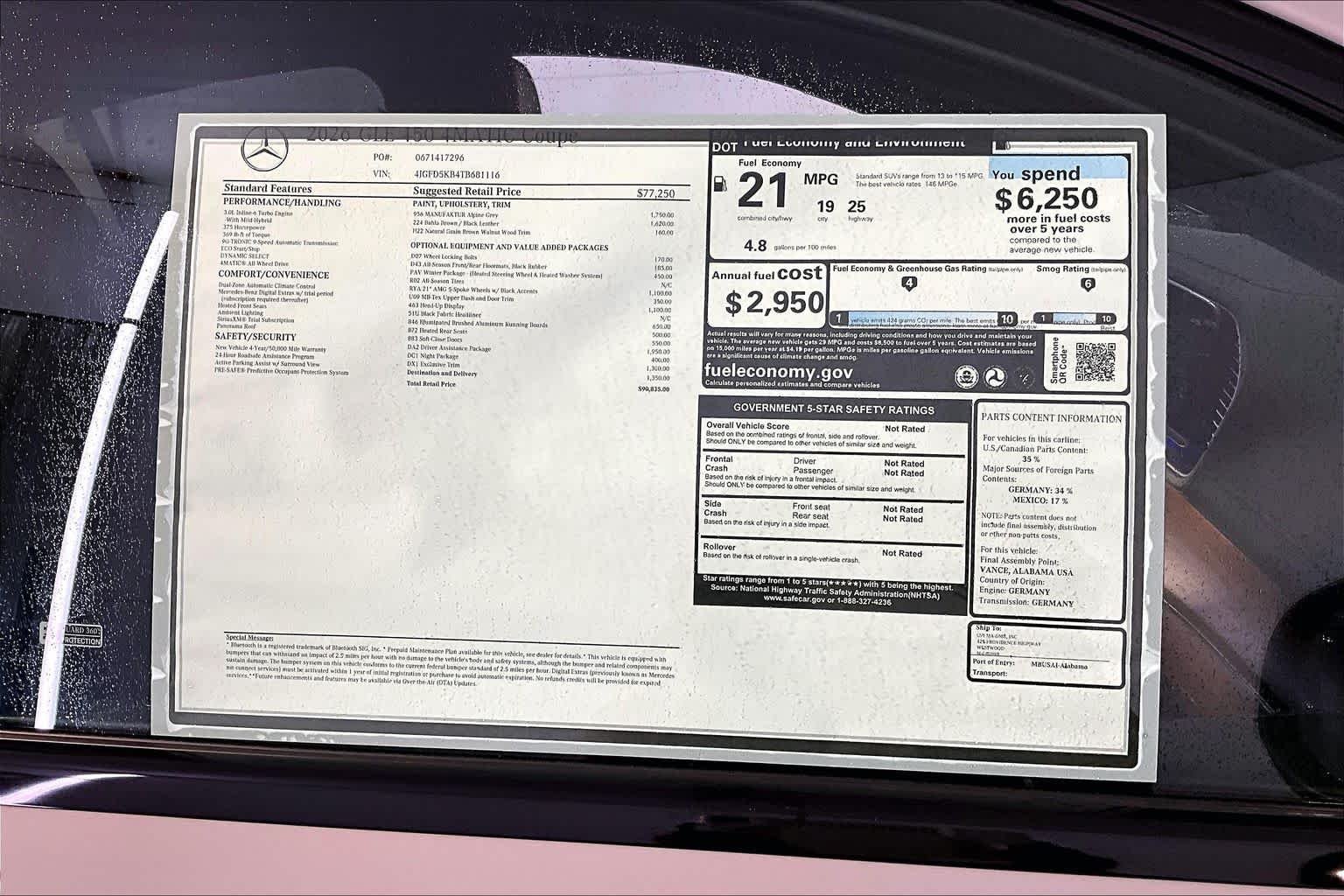New 2026 MANUFAKTUR Alpine Grey Mercedes-Benz GLE 450 image 18