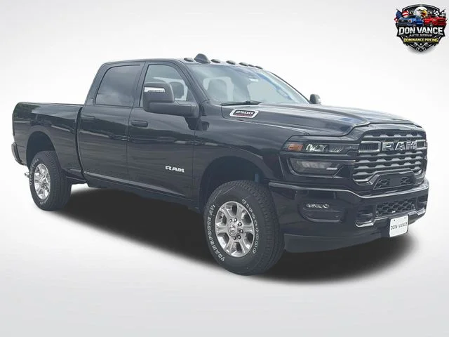 New 2026 Diamond Black Crystal Pearl-Coat Exterior Paint RAM Big Horn image 7