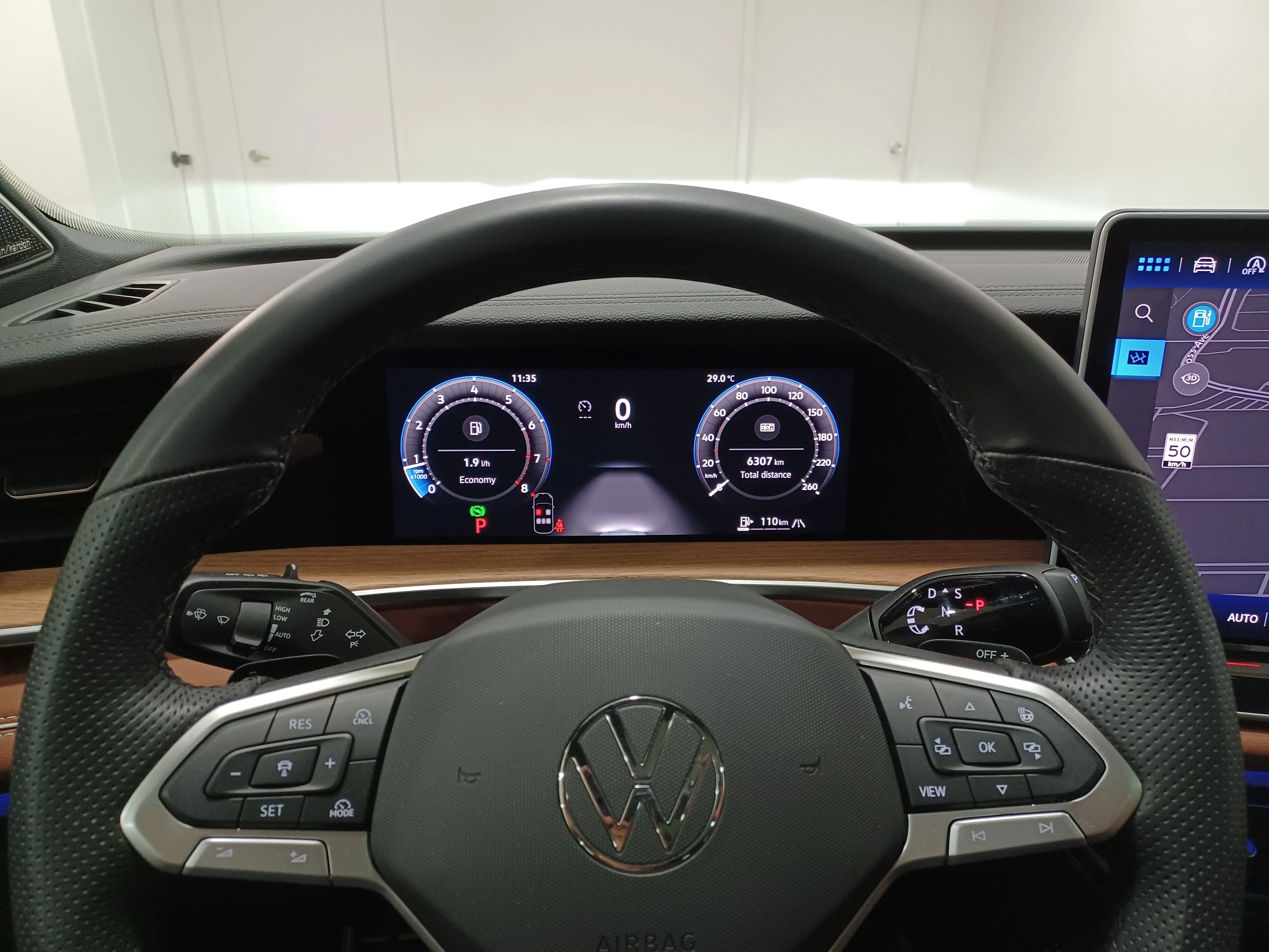 Certified Used 2026 Ascot Gray Volkswagen Highline Turbo R-Line 4Motion*AWD | Adaptive Cruise | Cooled Massage Seats | HUD | 360 Cam | Nav image 15