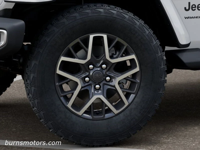 New 2026 Bright White Clear-Coat Exterior Paint Jeep Sahara 4-Door image 8