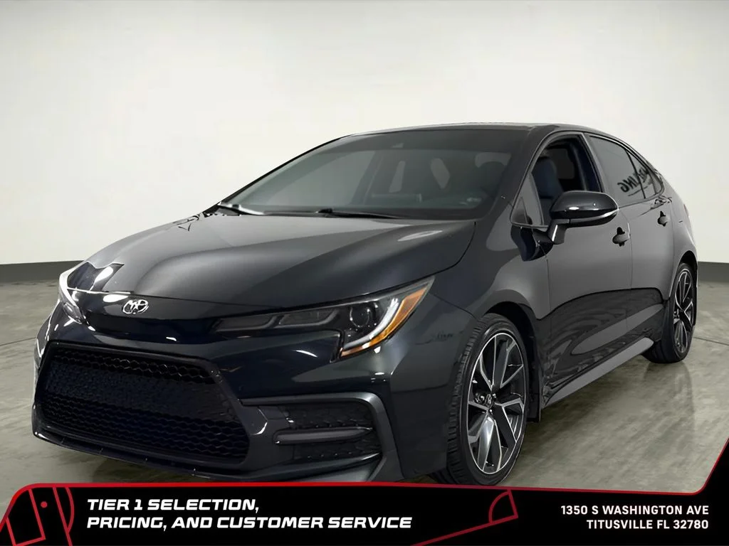 Used 2020 Black Toyota SE image 16