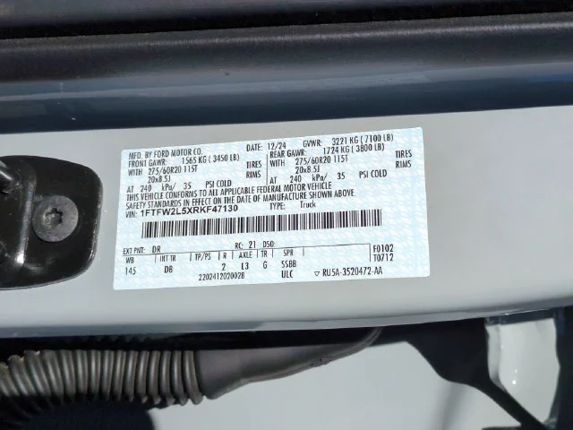 Used 2024 White Ford STX image 35