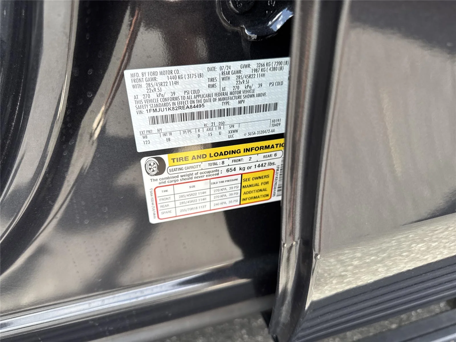 Used 2024 Dark Matter Gray Ford Limited image 39