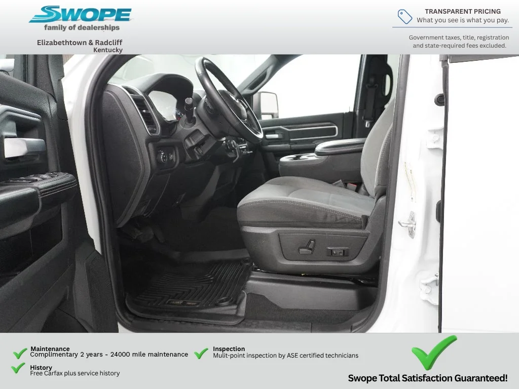 Used 2024 Bright White Clearcoat Ram Big Horn image 10