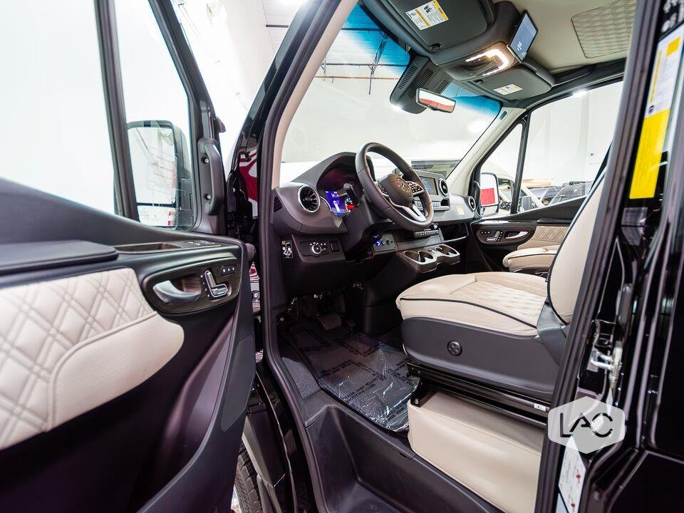 New 2024 Black Blue Mercedes-Benz 3500XD HIGH ROOF I4 DIESE image 18