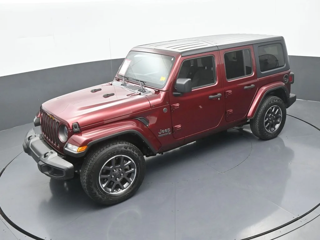 Used 2021 Snazzberry Pearlcoat Jeep Unlimited Sport S image 46