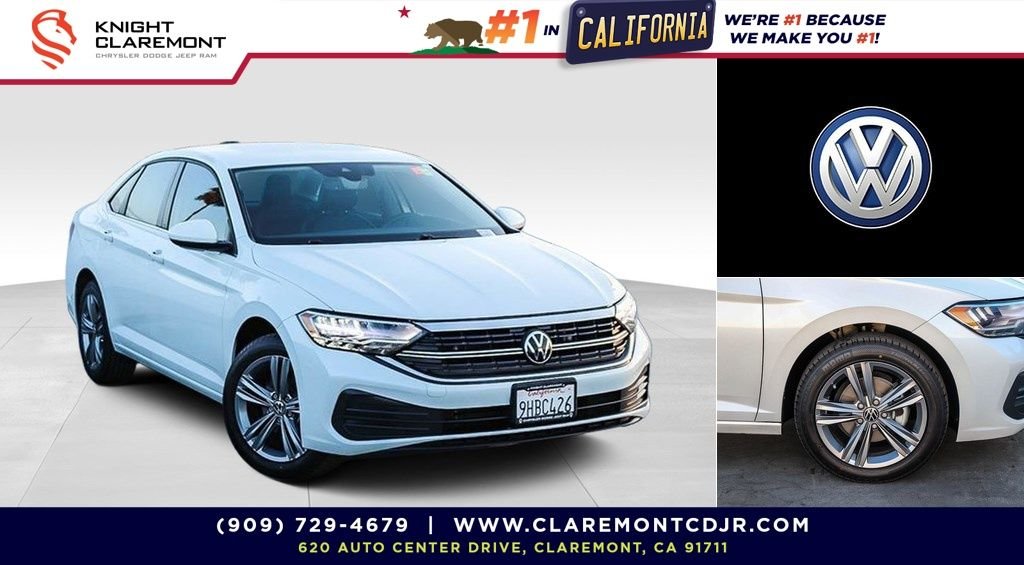 Used 2023 Opal White Pearl Volkswagen 1.5T SE image 1