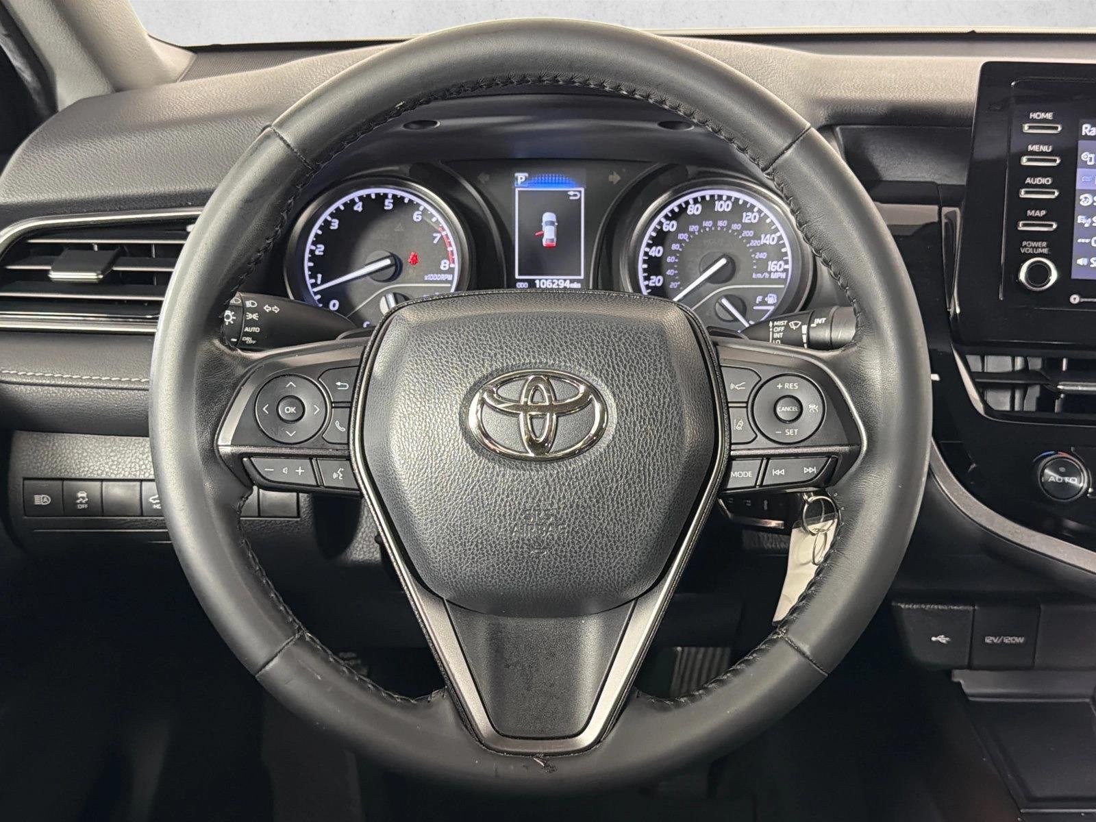 Certified Used 2021 Midnight Black Metallic Toyota SE image 23