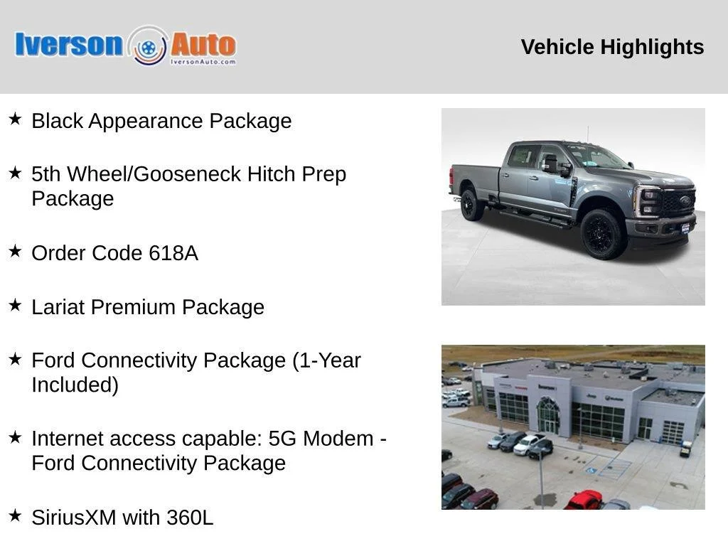 New 2026 Carbonized Gray Metallic Ford F-350® Lariat® image 2