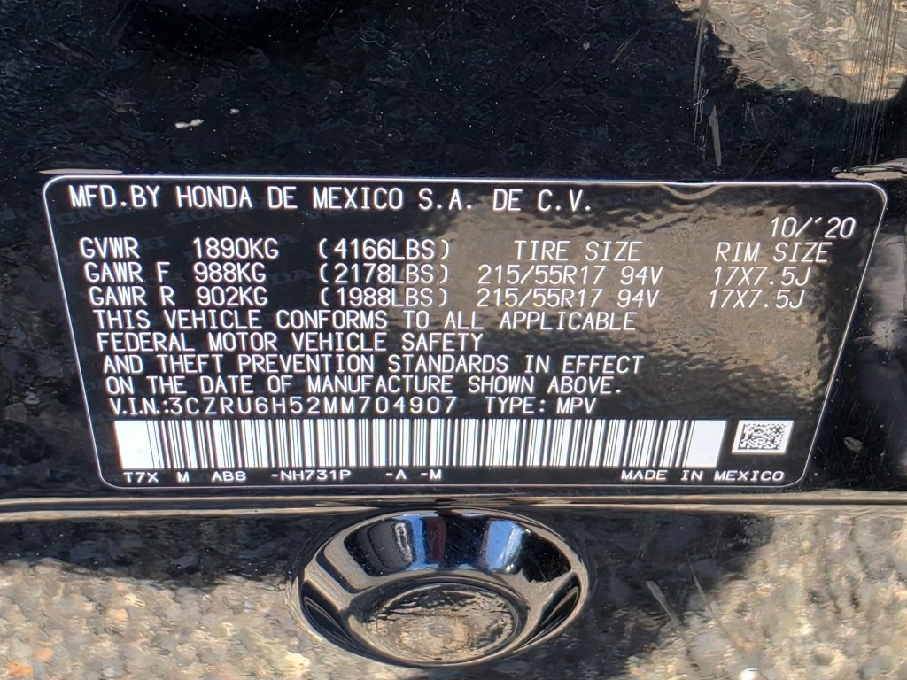 Used 2021 Black Honda EX image 35