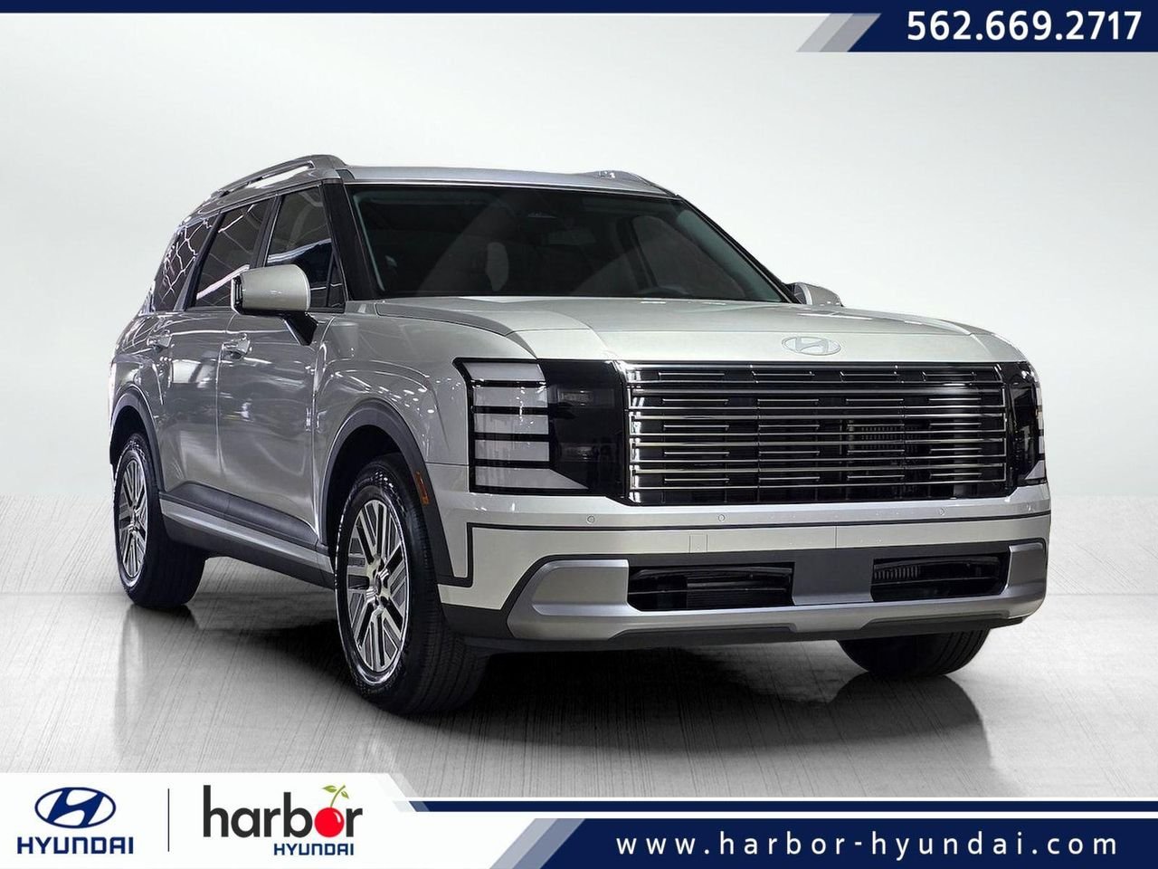 New 2027 Shimmering Silver Hyundai Blue SEL 7P image 1